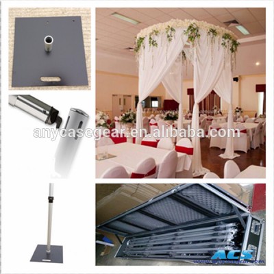 New hot selling Aluminum Pipe And Drape Wedding Backdrop, adjustable pipe and drape/adjustable backdrop stand