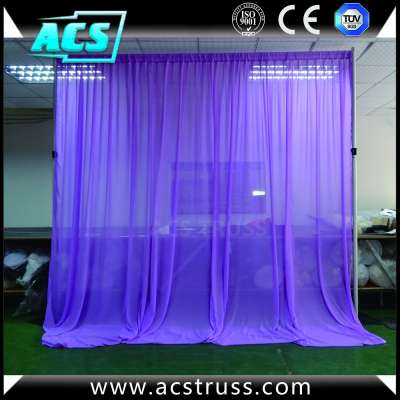 ACS Wholesale pipe and drape portable trade show display exhibition booth/Stand And Drape For Wedding Decoration